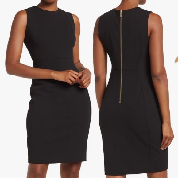Calvin Klein Dresses & Skirts - Calvin Klein Black Sleeveless Sheath Dress